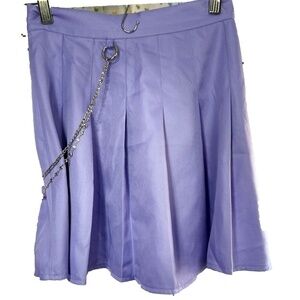 NWT Large Pleated Mini Skirt with Belt Cider Shop
